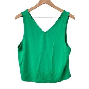 Maeve by Anthropologie green cropped tank